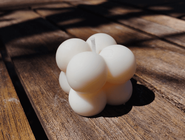 Bougie Nuage blanche - Bougie artisanale